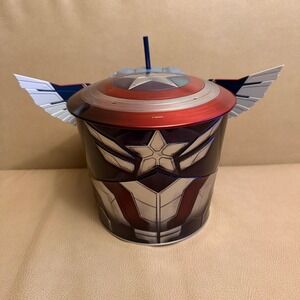 Cinemark Captain America: Brave New World Drink Container & Popcorn Bucket Combo
